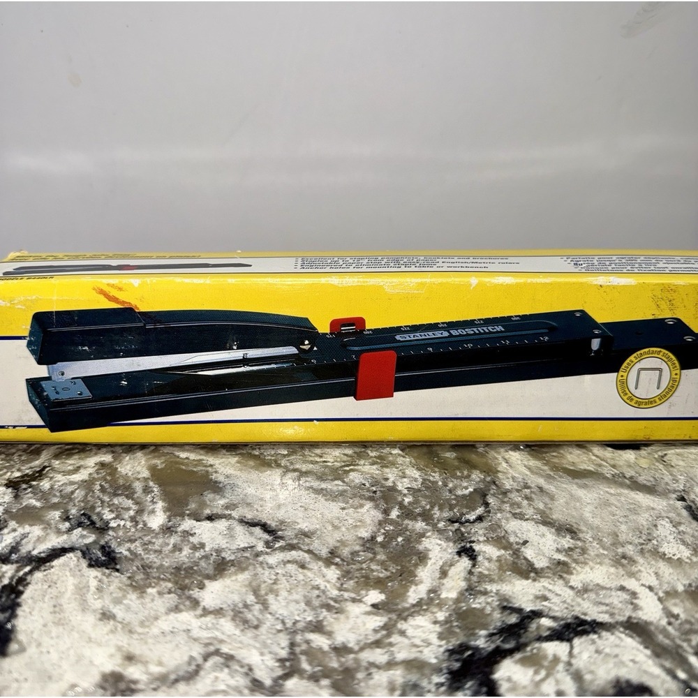 Stanley Bostitch LONG REACH STAPLER 12" For Brochures Book Booklets Office